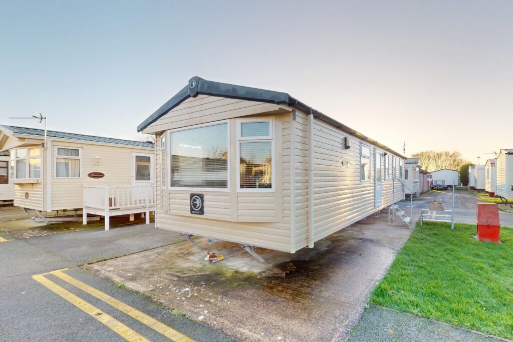 2015 Swift Loire Static Caravan Holiday Home - 35ft x 12ft - 3 bedroom - for sale at Palins Holiday Park - Front