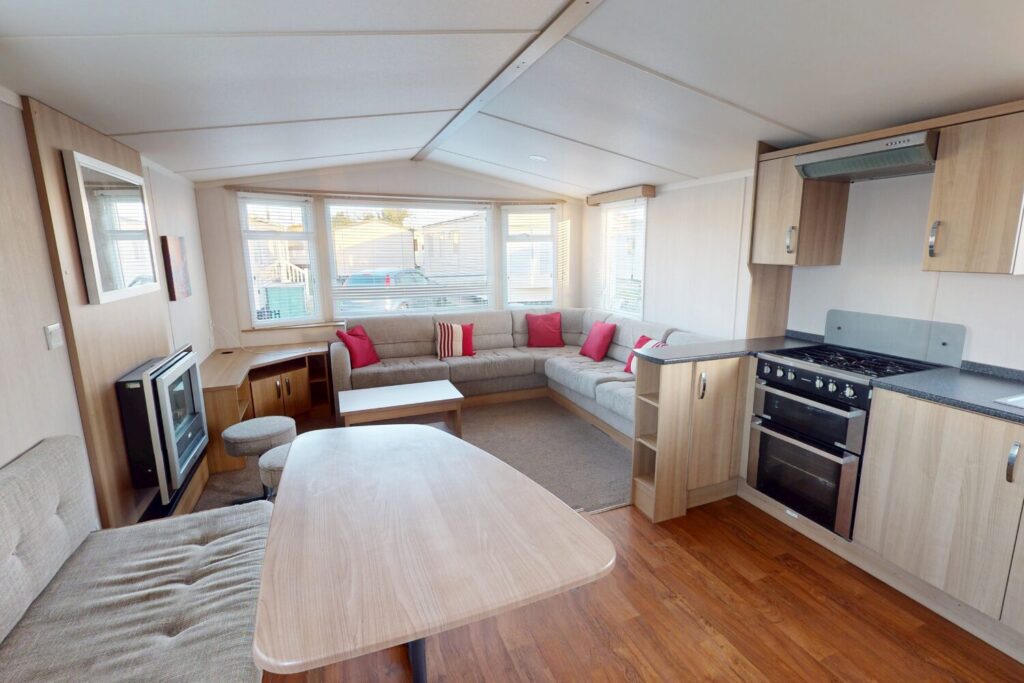 2015 Swift Loire Static Caravan Holiday Home - 35ft x 12ft - 3 bedroom - for sale at Palins Holiday Park - Dining Room