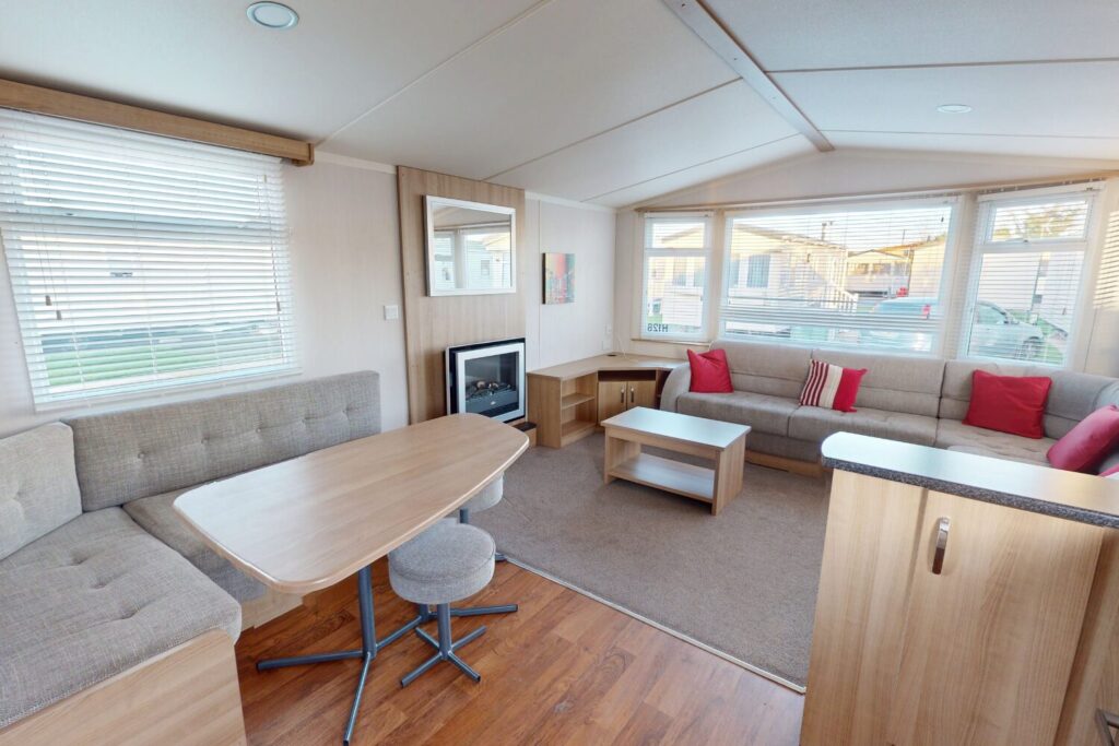 2015 Swift Loire Static Caravan Holiday Home - 35ft x 12ft - 3 bedroom - for sale at Palins Holiday Park - Dining Room