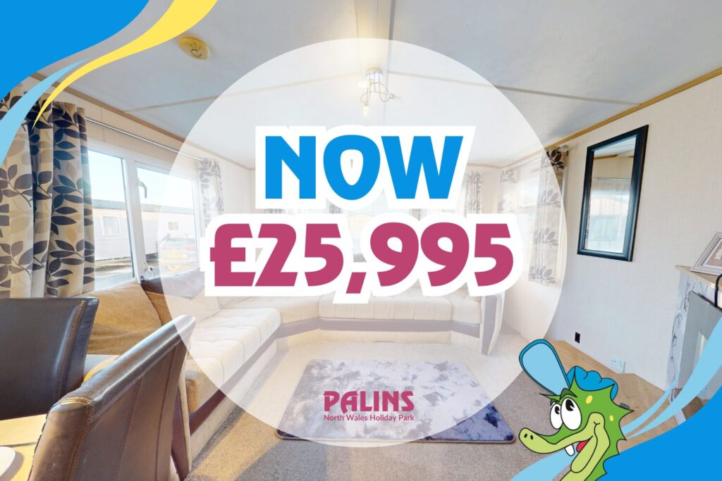 2012 Victory Sandford Static Caravan Holiday Home - 35ft x 12ft - 2 bedroom - for sale at Palins Holiday Park in Towyn North Wales
