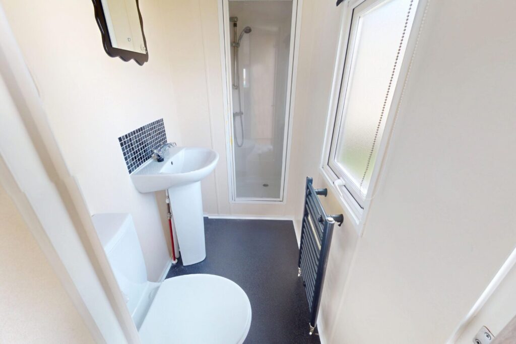 2014 Delta Resort Static Caravan Holiday Home - 29ft x 12ft - 2 bedroom - for sale at Palins Holiday Park in Towyn North Wales - Bathroom