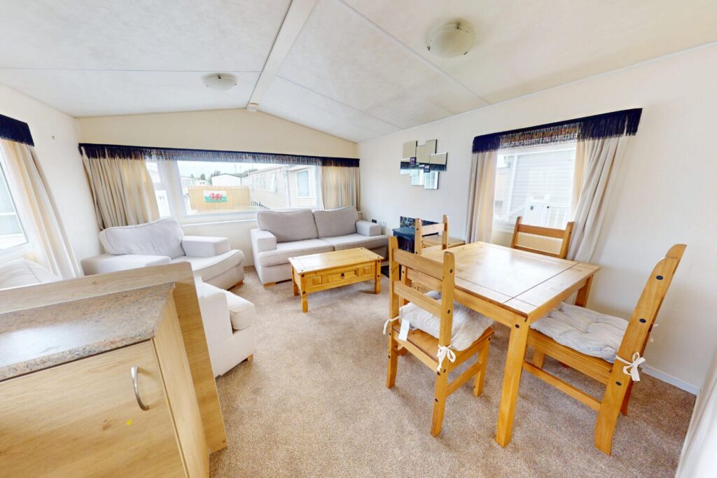 2014 Delta Resort Static Caravan Holiday Home - 29ft x 12ft - 2 bedroom - for sale at Palins Holiday Park in Towyn North Wales - Dining Room